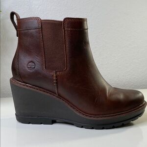 Timberland Womens‎ Kellis Double Gore Chelsea Boot Size 9 Brown